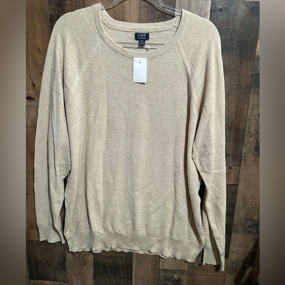 J.Crew Heritage Cotton Crewneck Sweater for Men XXL